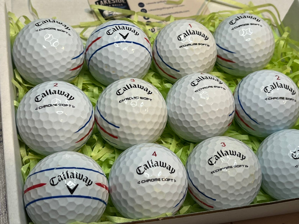12 Callaway Chrome Soft triple Track