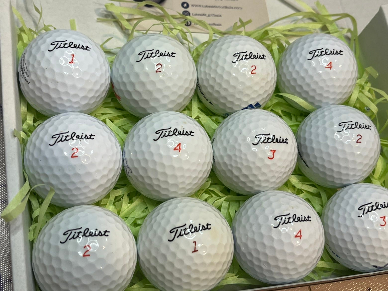 24 Titleist Mix White