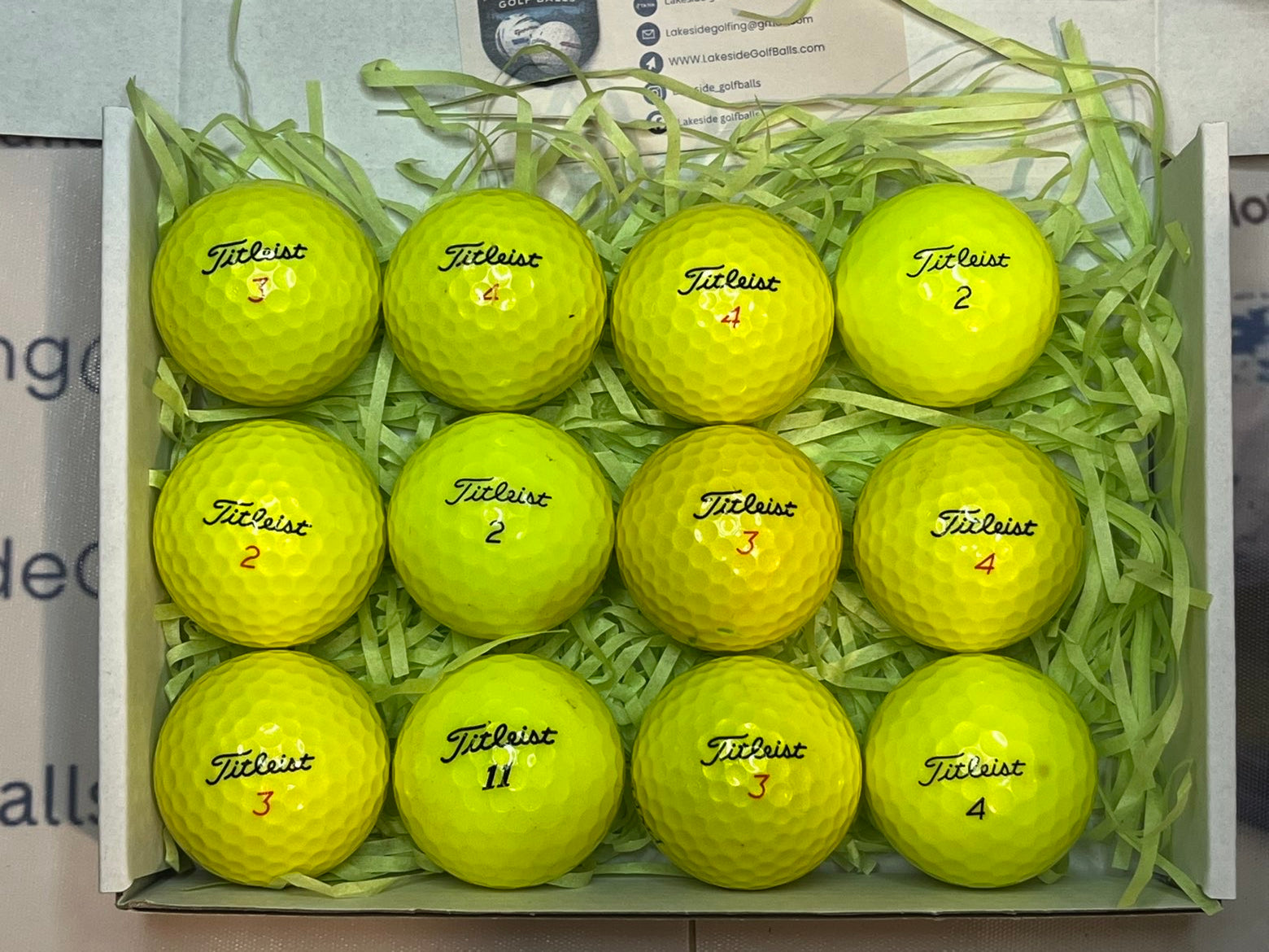 12 Titleist Mix Optic