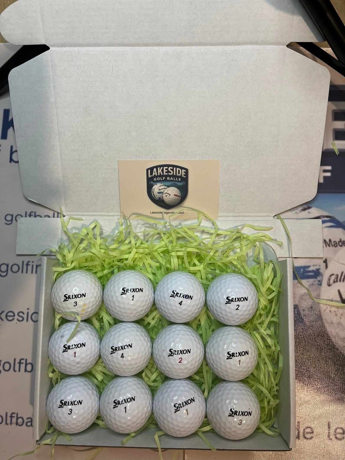 12 Srixon Z-Star Mix White